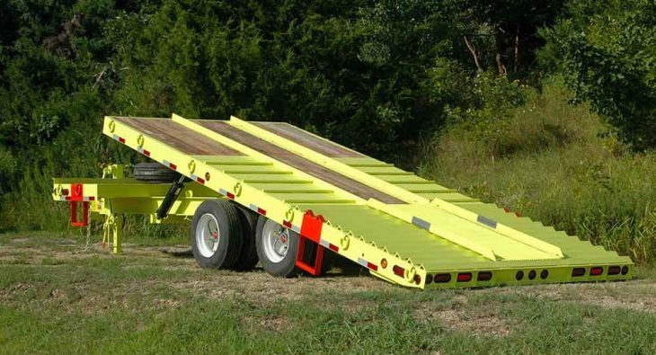 forest fire fighting tilt trailer