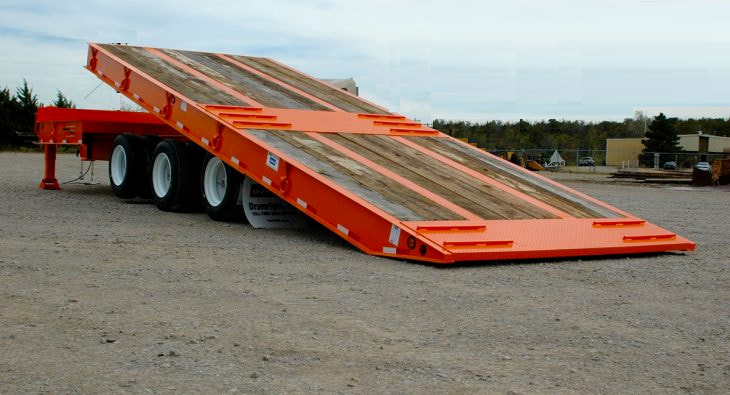 Orange Beavertail Trailer